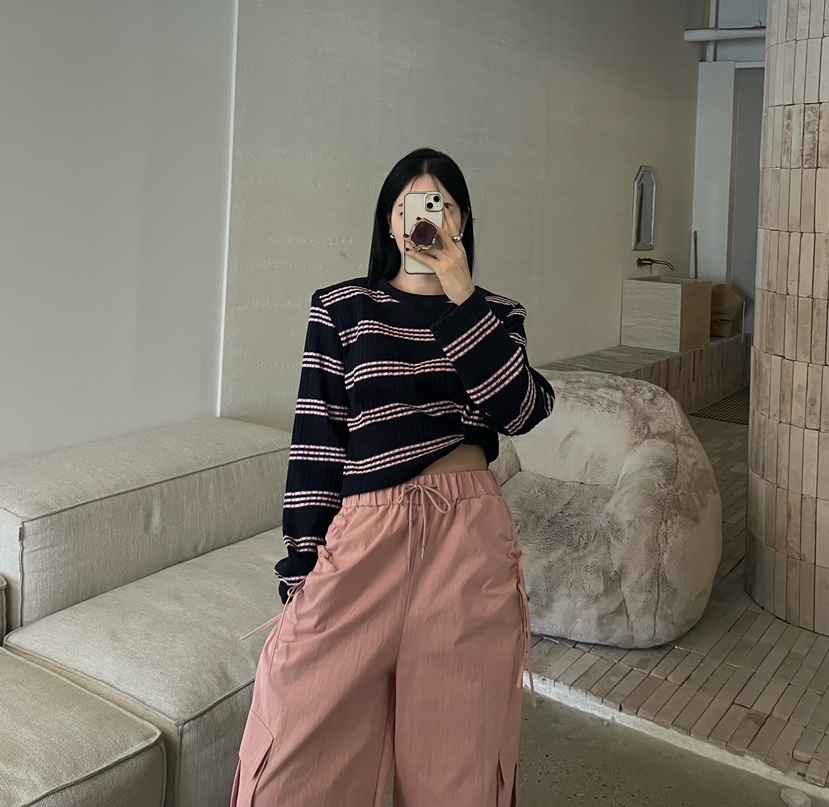 AMUSE SEOUL韓國代購女士新品休閑時尚真品推薦人氣針織衫AMUSE SEOUL針織衫