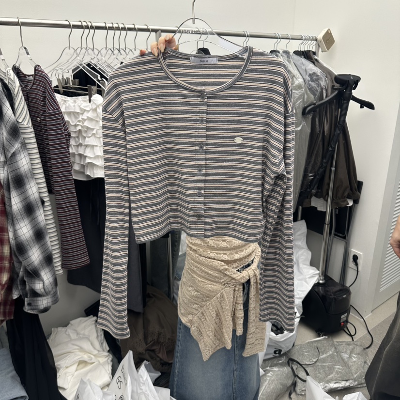 BAIE.38東大門代購女裝新品推薦真品時尚休閑開衫開襟衫BAIE.38開衫圖色1