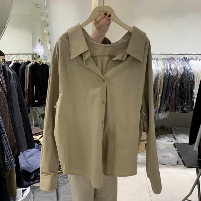 NAVYBURST韓國代購女裝新款熱賣休閑真品推薦時尚襯衫蕾絲衫NAVY BURST襯衫/蕾絲衫圖色3