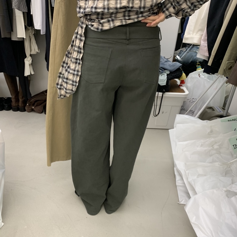 PADO東大門直郵女裝新品休閑人氣熱賣推薦休閑褲含腰帶系帶PADO休閑褲