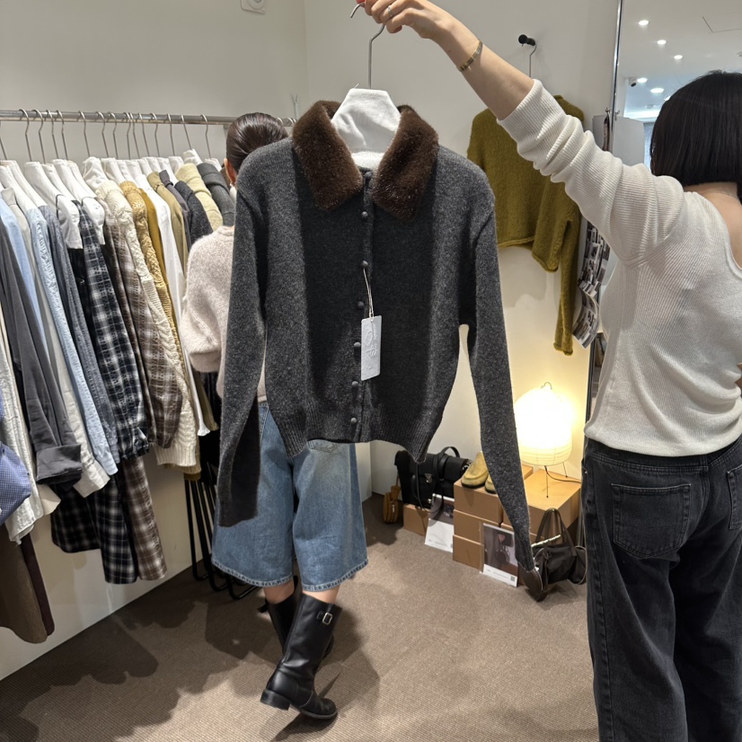OVERTAKE韓國直郵女士新款推薦休閑熱賣真品人氣時尚針織衫OVERTAKE針織衫圖色2