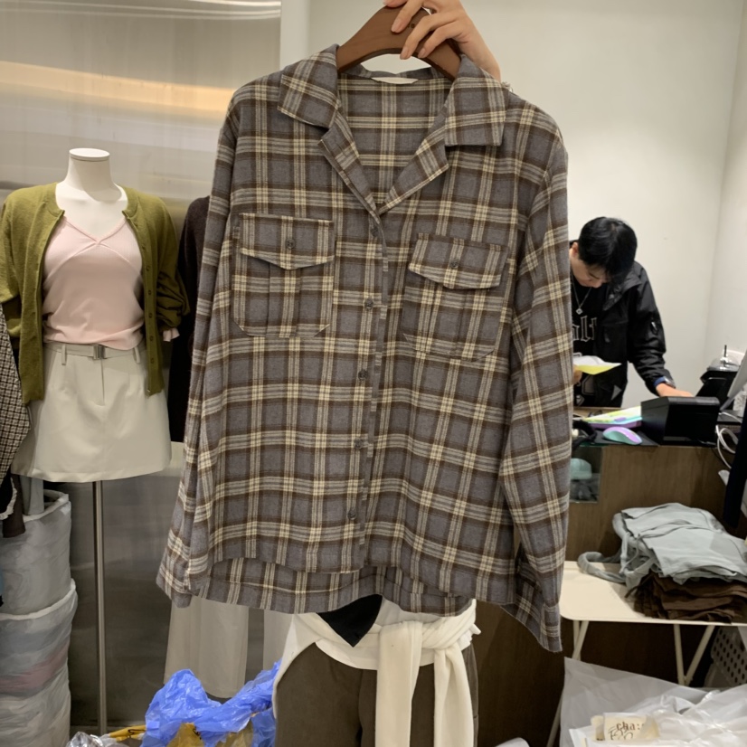 CHAE東大門直郵女士新品休閑真品推薦時尚熱賣襯衫蕾絲衫CHAE襯衫/蕾絲衫圖色1
