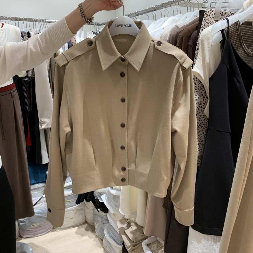 LOVE SOME韓國直郵女士新品時尚真品人氣休閑推薦夾克羊毛LOVE SOME夾克圖色1