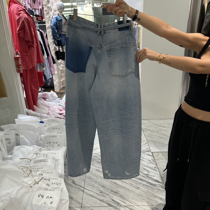 VIRKIN東大門代購女裝新品真品人氣熱賣推薦時尚休閑牛仔褲VIRKIN牛仔褲