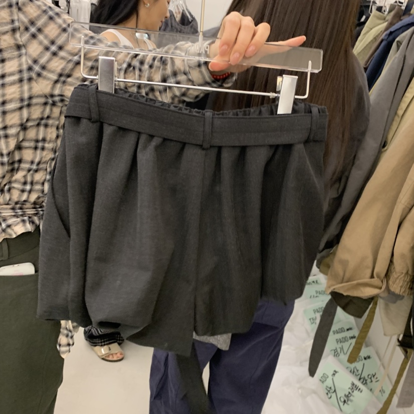 PADO東大門實拍女裝新款休閑真品時尚熱賣推薦短褲含腰帶PADO短褲