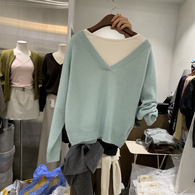 CHAE東大門直郵女裝新品時尚休閑人氣真品熱賣毛衣不含內搭CHAE毛衣
