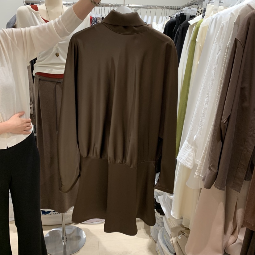 LOVE SOME東大門實拍女士新款真品熱賣休閑連衣裙系帶緞面LOVE SOME連衣裙