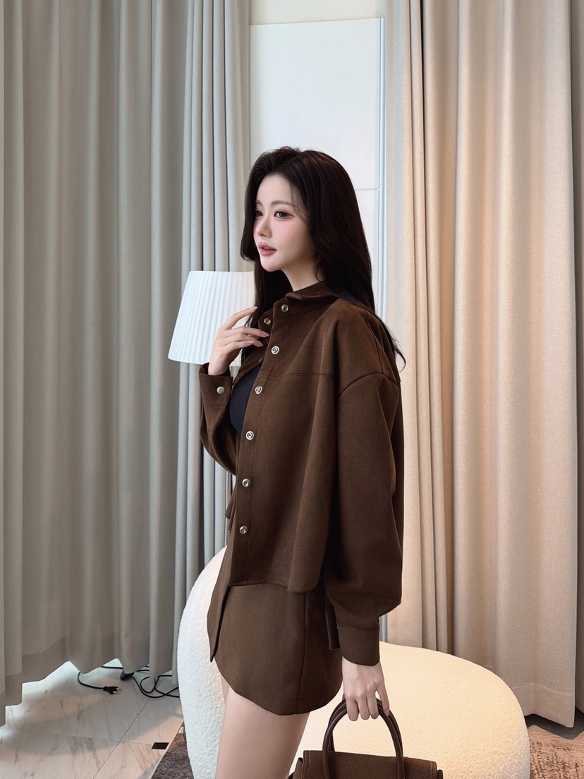 CLOTH東大門代購女士新品真品時尚熱賣推薦休閑人氣夾克麂皮CLOTH夾克