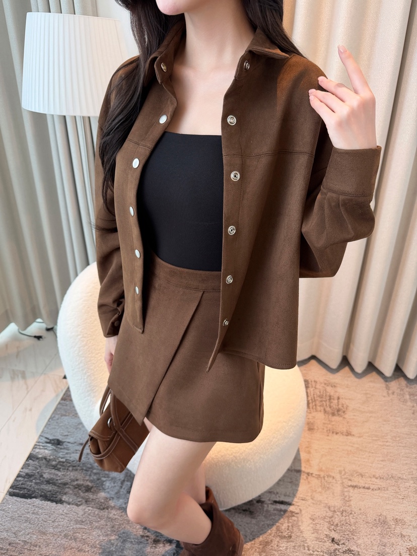 CLOTH東大門代購女士新品真品時尚熱賣推薦休閑人氣夾克麂皮CLOTH夾克