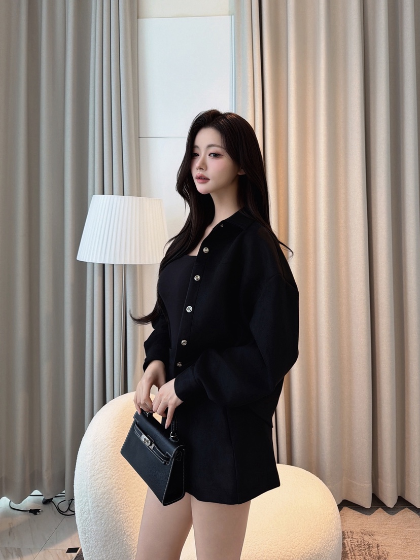CLOTH東大門代購女士新品真品時尚熱賣推薦休閑人氣夾克麂皮CLOTH夾克
