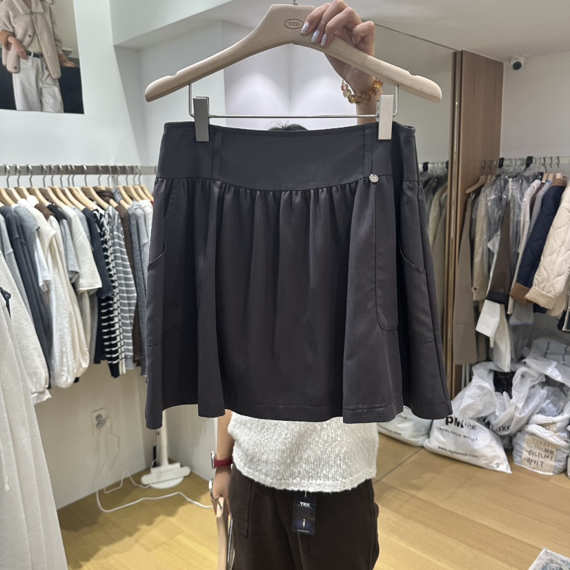 TIZZI東大門實拍女士新品人氣推薦真品熱賣時尚休閑短裙TIZZI短裙圖色2