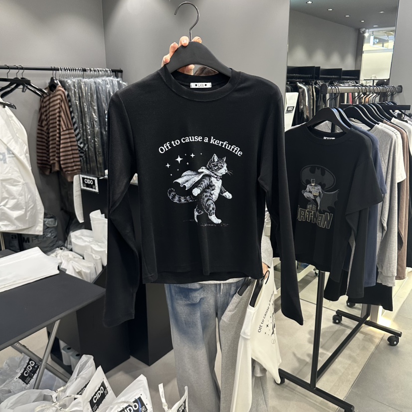 CIDO韓國直郵女士新品人氣熱賣真品時尚休閑推薦長袖T恤Cido長袖T恤圖色3