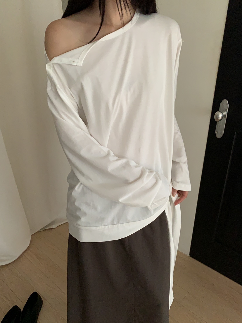 B_GARDER東大門直郵女裝新品熱賣真品推薦休閑時尚長袖T恤B.GARDER長袖T恤