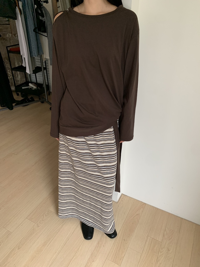 B_GARDER東大門直郵女裝新品熱賣真品推薦休閑時尚長袖T恤B.GARDER長袖T恤圖色3