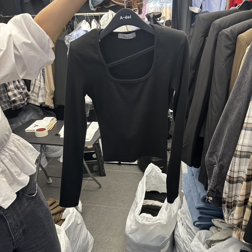 A-DEL東大門直郵女裝新款熱賣推薦人氣休閑時尚真品長袖T恤A-DEL長袖T恤圖色3