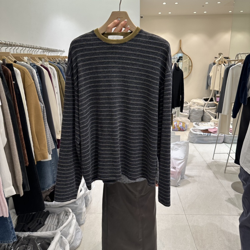 GRACIA東大門實拍女士新品熱賣時尚推薦真品休閑人氣長袖T恤GRACIA長袖T恤圖色2