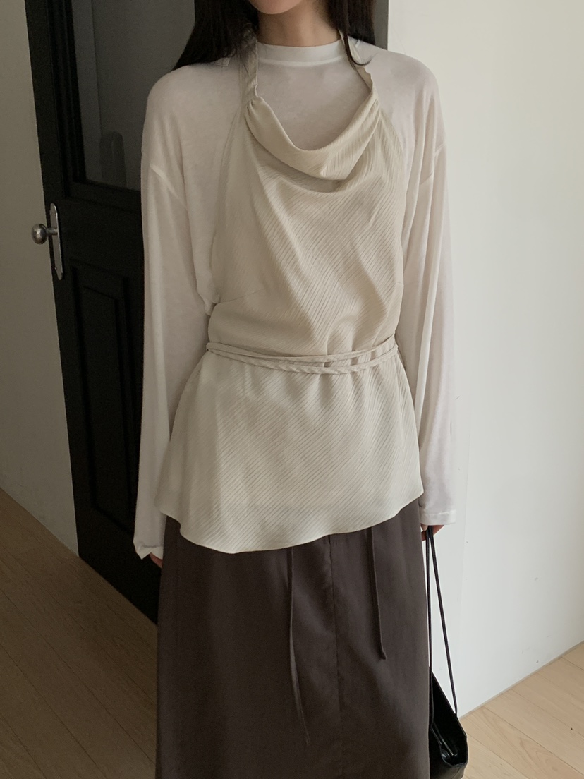 B_GARDER東大門代購女士新品時尚吊帶背心不含內搭露背無袖B.GARDER吊帶/背心圖色1