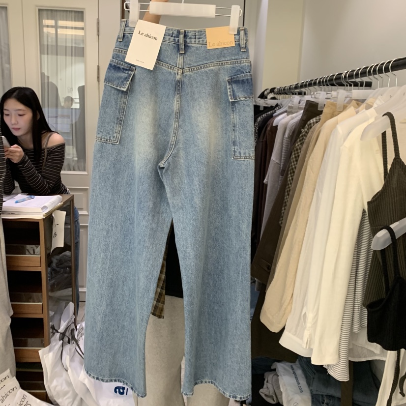 LE AHICON東大門代購女裝新品人氣休閑真品推薦熱賣牛仔褲Le Ahicon牛仔褲