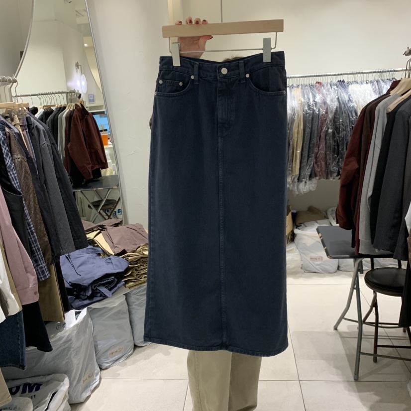 NAVYBURST韓國直郵女裝新品時尚人氣休閑半身裙中短裙染色NAVY BURST半身裙/中短裙圖色1