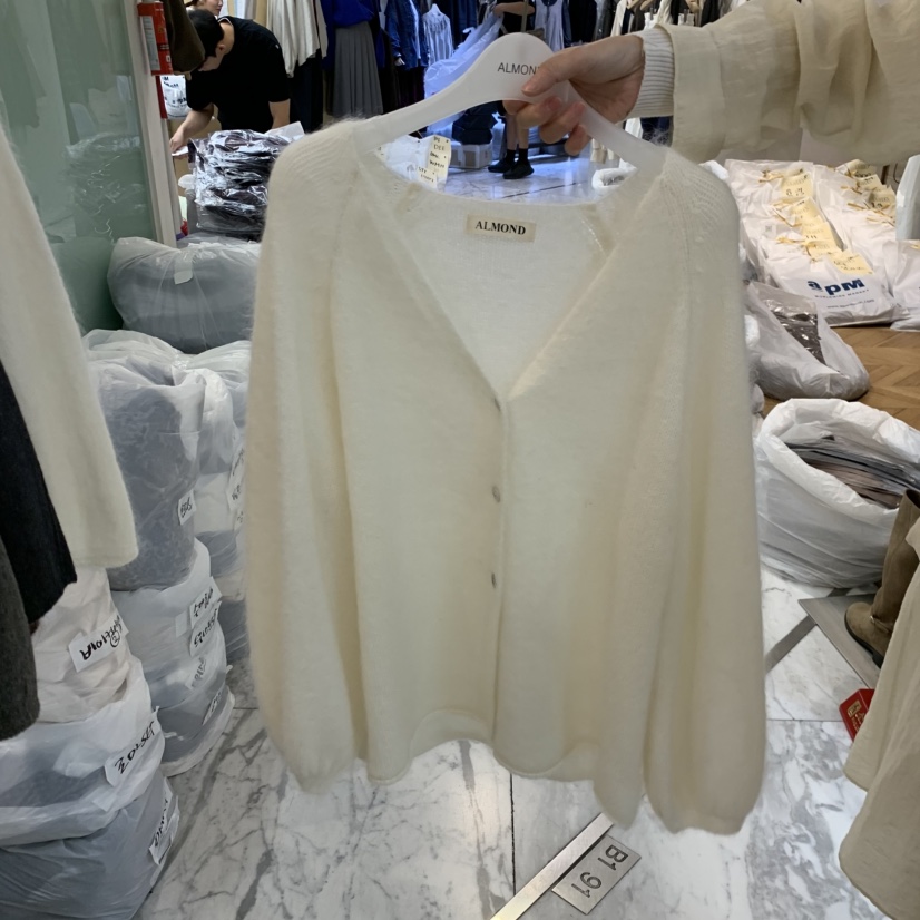 ALMOND韓國代購女裝新品休閑真品人氣時尚針織衫羊毛開衫ALMOND針織衫圖色2