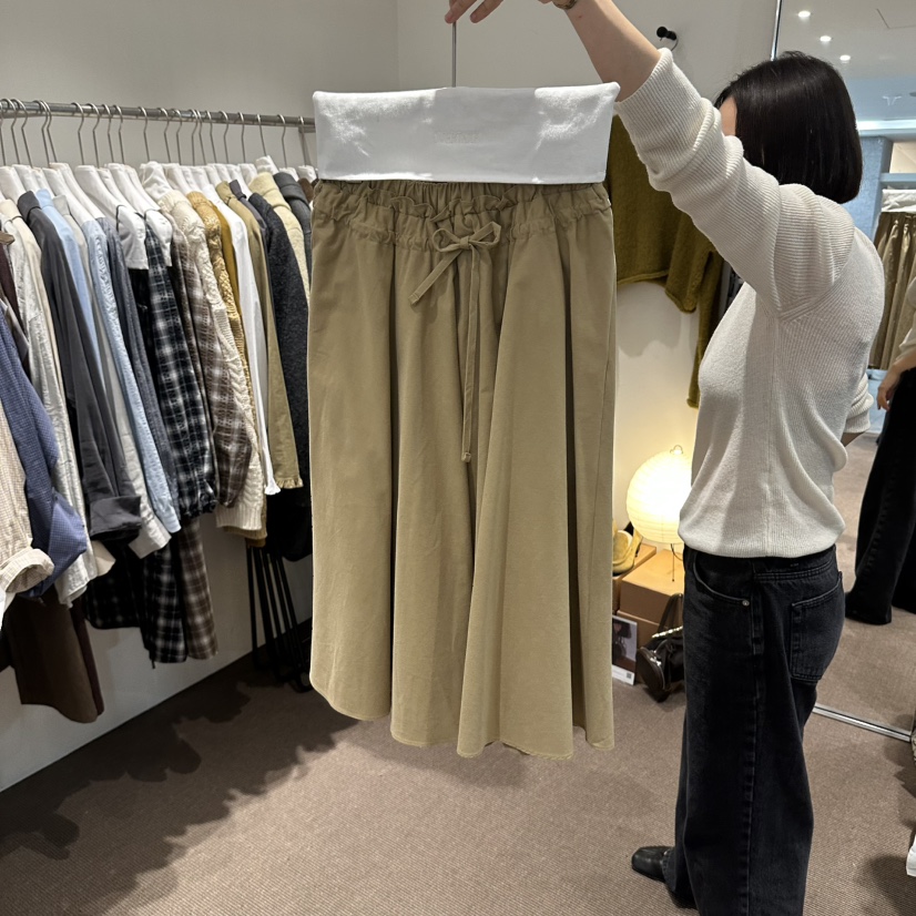 OVERTAKE韓國代購女裝新品休閑人氣時尚推薦半身裙中短裙OVERTAKE半身裙/中短裙圖色1