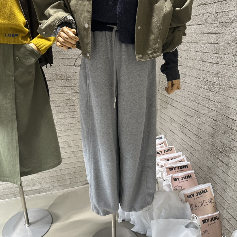 JUNI韓國直郵女裝新款熱賣人氣推薦時尚休閑真品休閑褲my juni休閑褲圖色1