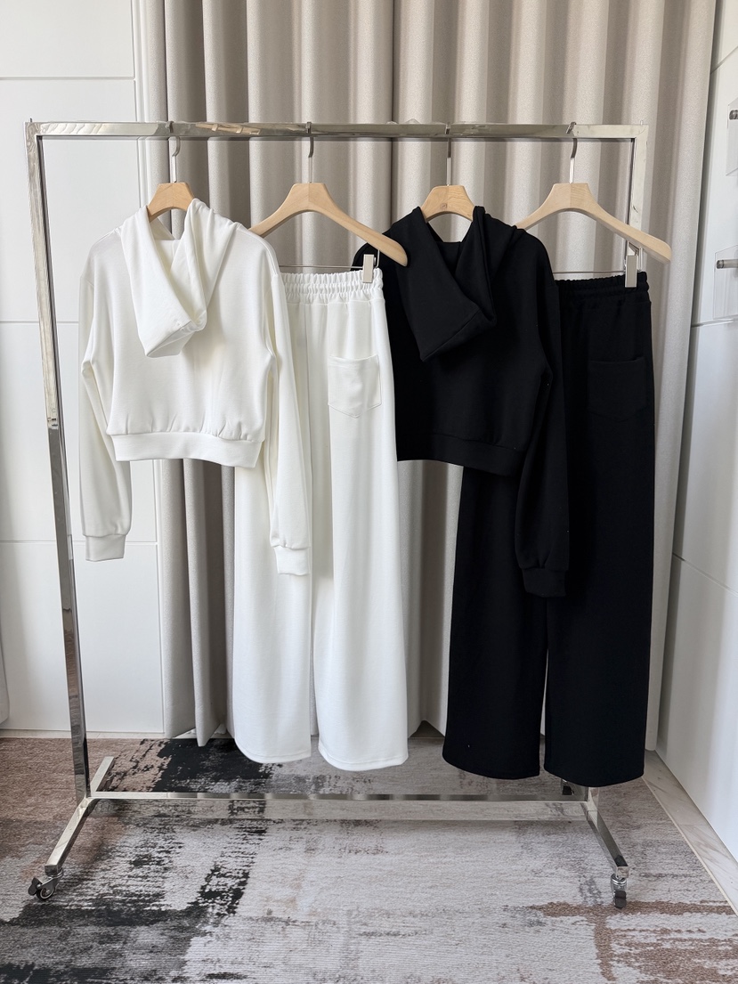 CLOTH韓國直郵女士新款人氣休閑真品推薦熱賣套裝拉鏈連帽CLOTH套裝