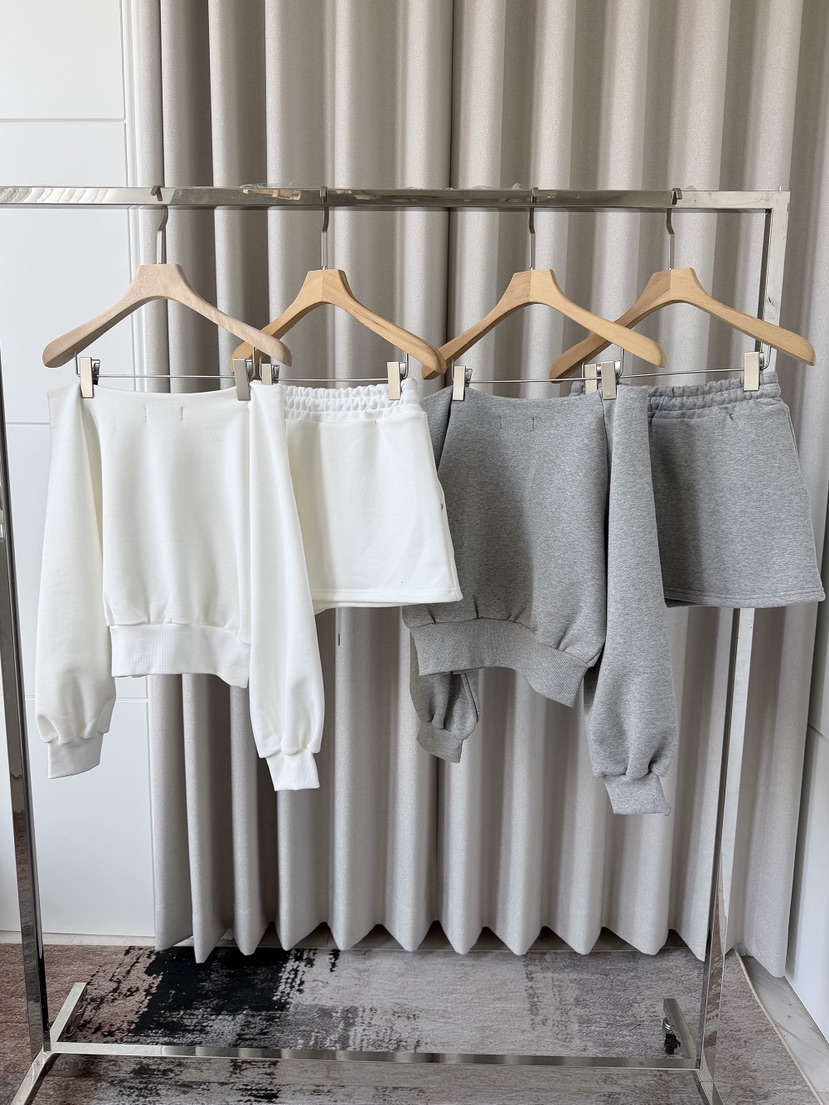 CLOTH東大門直郵女裝新品推薦真品熱賣時尚休閑套裝露肩羅紋CLOTH套裝