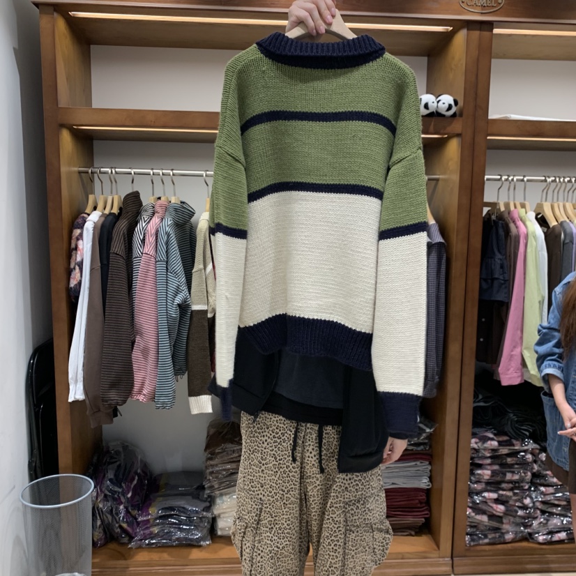 THE CAMEL東大門實拍女裝新款休閑毛衣the came_l 家毛衣