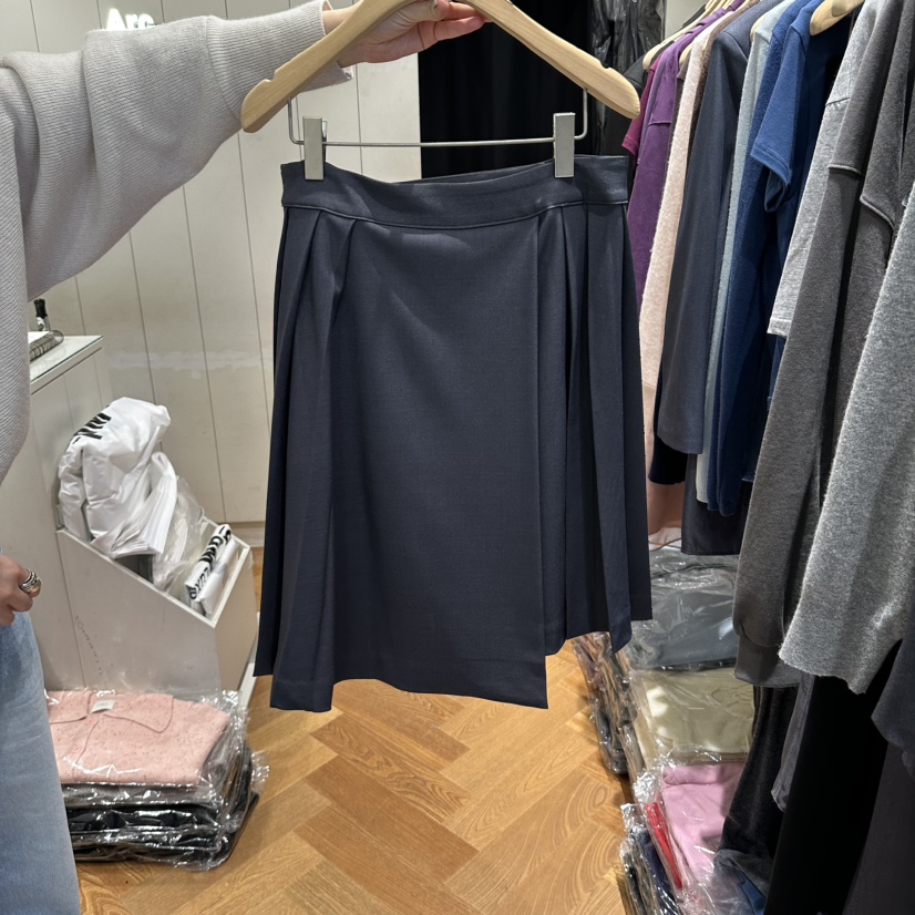 ARC東大門實拍女士新款人氣熱賣真品時尚半身裙中短裙褶皺arc en ciel半身裙/中短裙