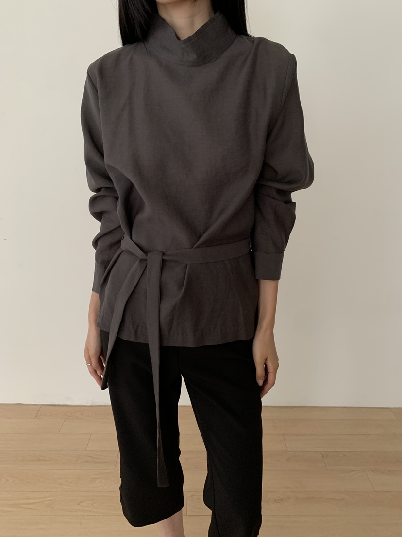 B_GARDER韓國代購女裝新品真品人氣推薦休閑時尚襯衫蕾絲衫B.GARDER襯衫/蕾絲衫圖色2墨色