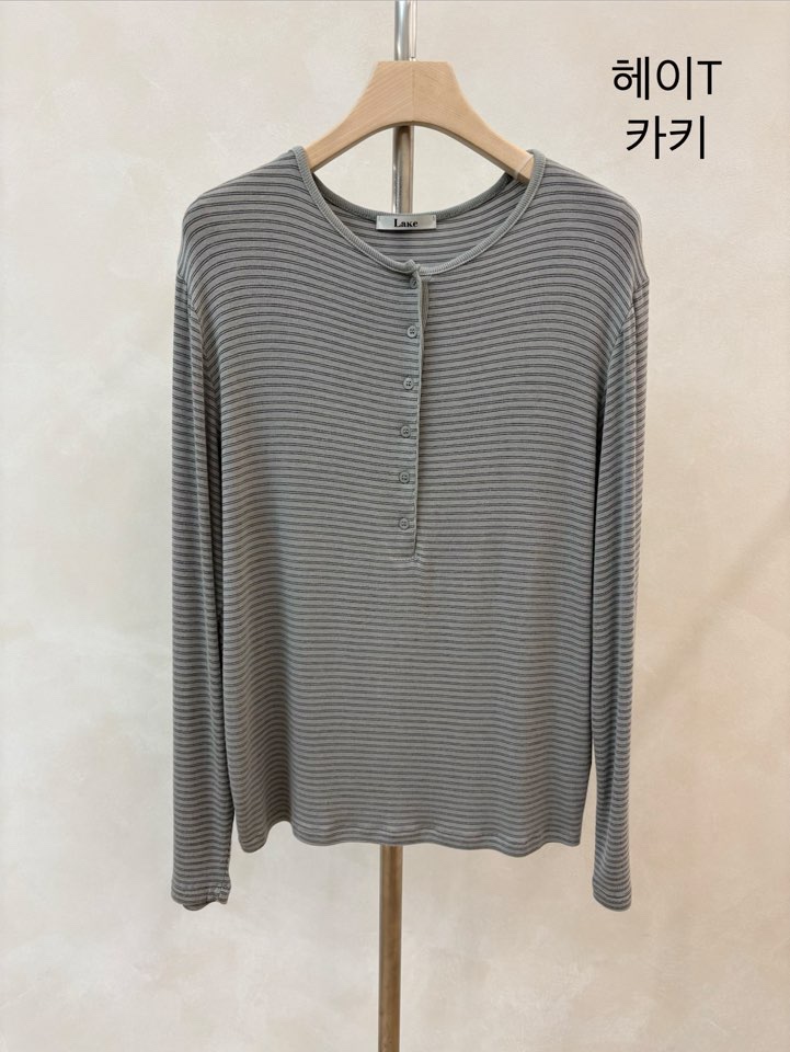 LAKE-A/KONI東大門實拍女裝新品休閑推薦熱賣人氣長袖T恤Lake Side/KONI長袖T恤圖色2