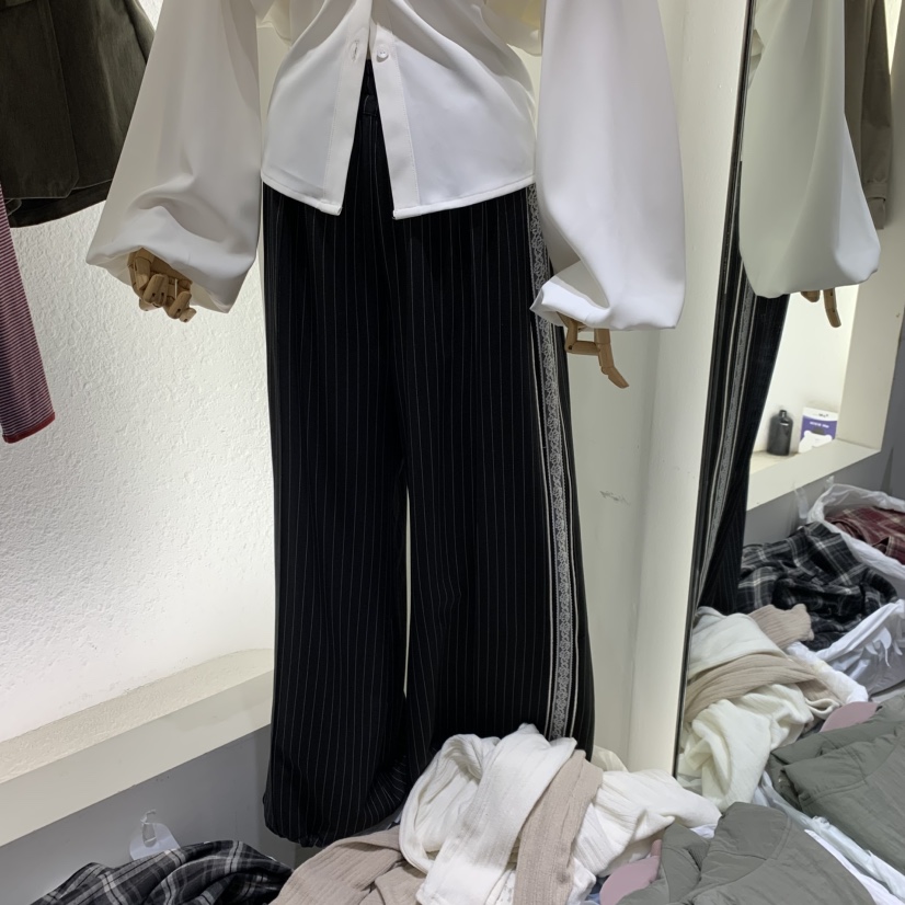 TYCHE韓國代購女士新品休閑熱賣真品推薦時尚人氣休閑褲TYCHE休閑褲圖色2黑
