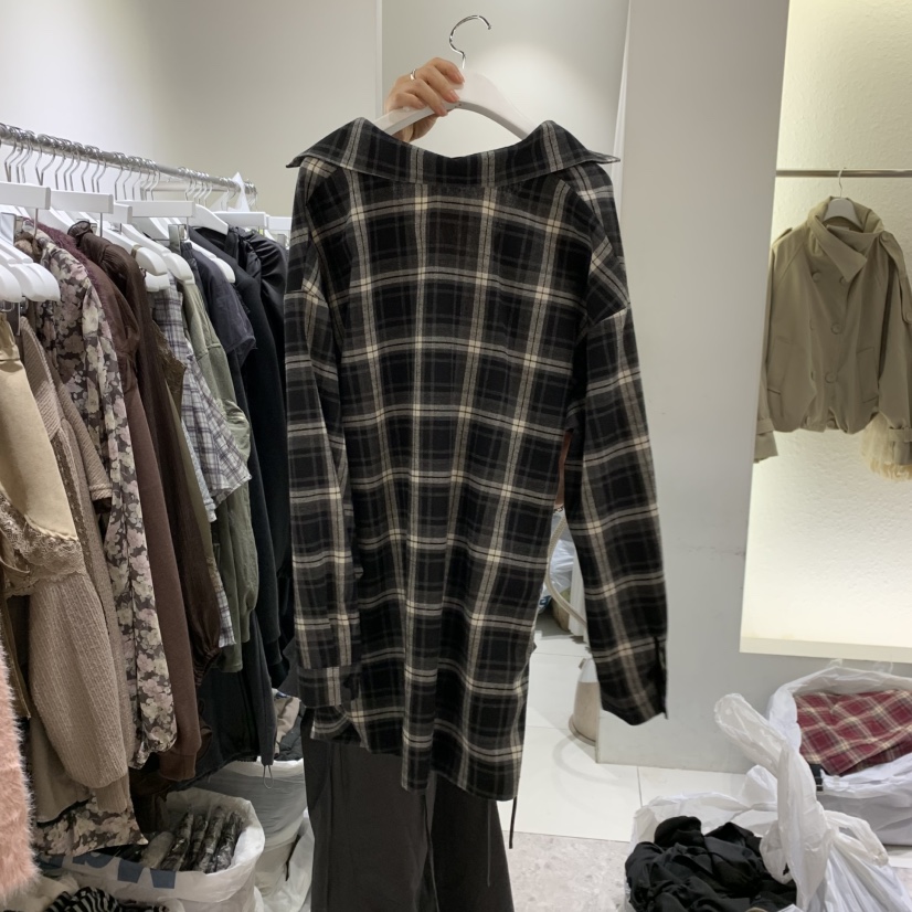TYCHE東大門直郵女士新品人氣時尚真品推薦休閑連衣裙格紋TYCHE連衣裙