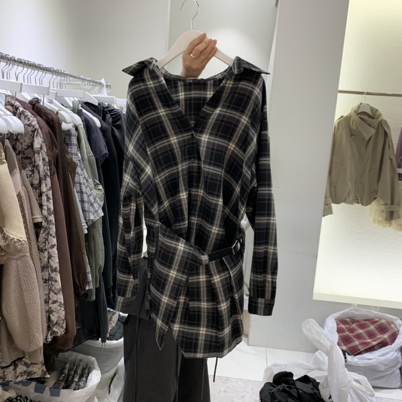 TYCHE東大門直郵女士新品人氣時尚真品推薦休閑連衣裙格紋TYCHE連衣裙圖色2