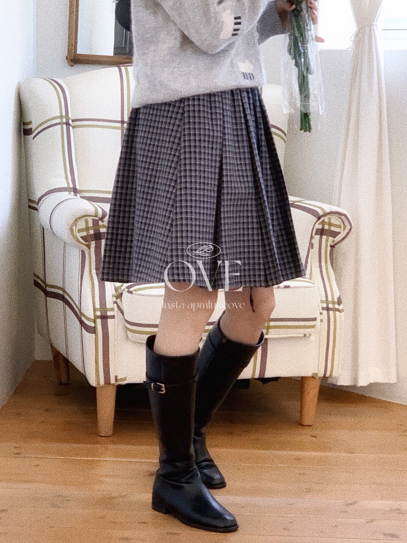 OVE東大門代購女裝新款時尚熱賣推薦真品休閑半身裙中短裙OVE半身裙/中短裙