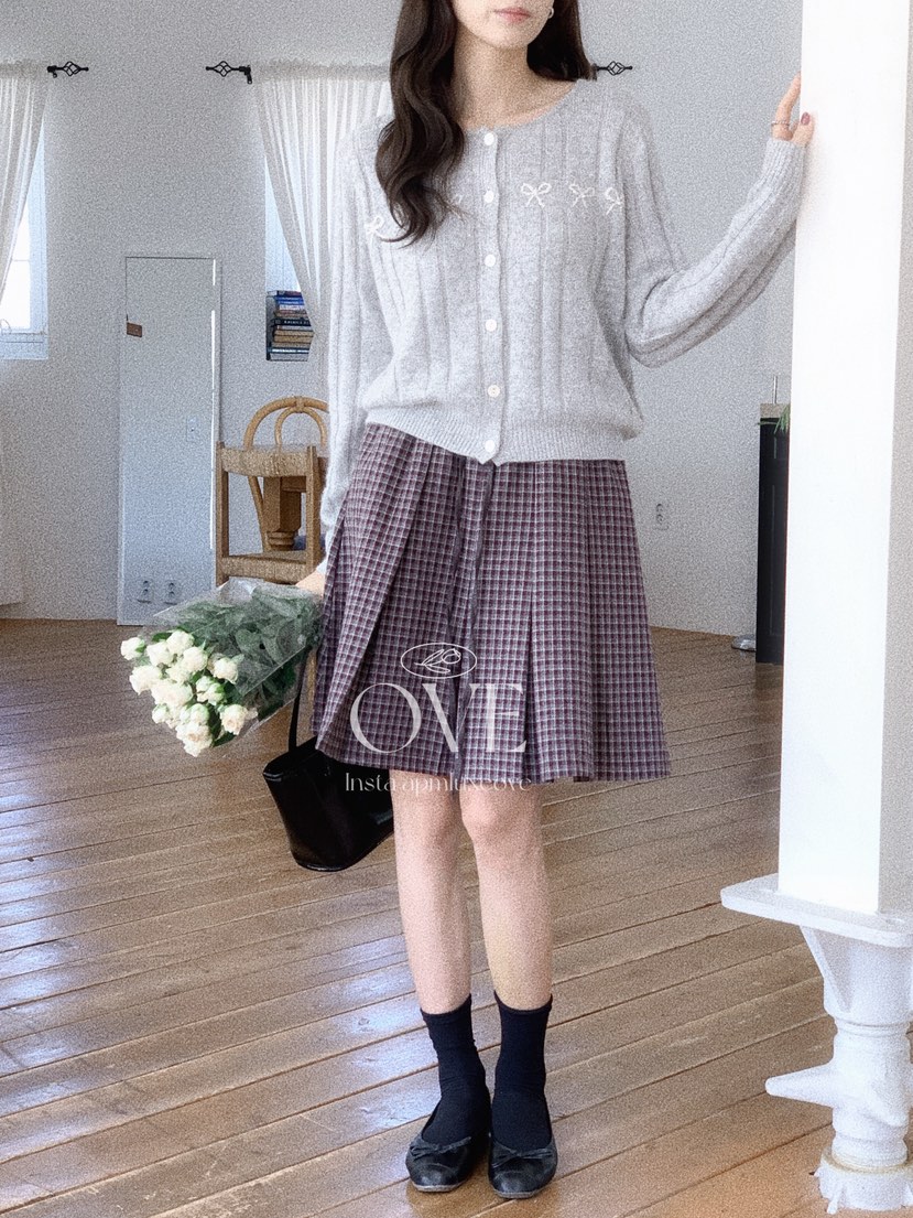 OVE韓國代購女裝新款真品時尚熱賣人氣休閑推薦開衫絲帶OVE開衫
