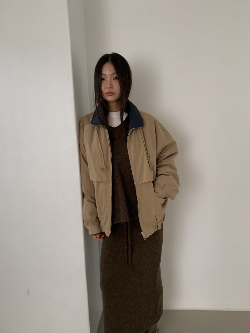 CAMEL-P韓國代購女士新款真品夾克雙層領Came_l 家夾克
