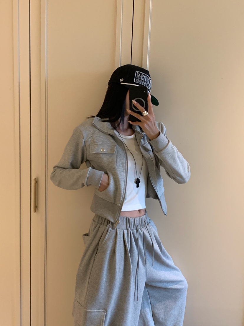 BADCALM韓國直郵女士新款人氣時尚真品熱賣推薦休閑夾克拉鏈BADCALM夾克圖色4
