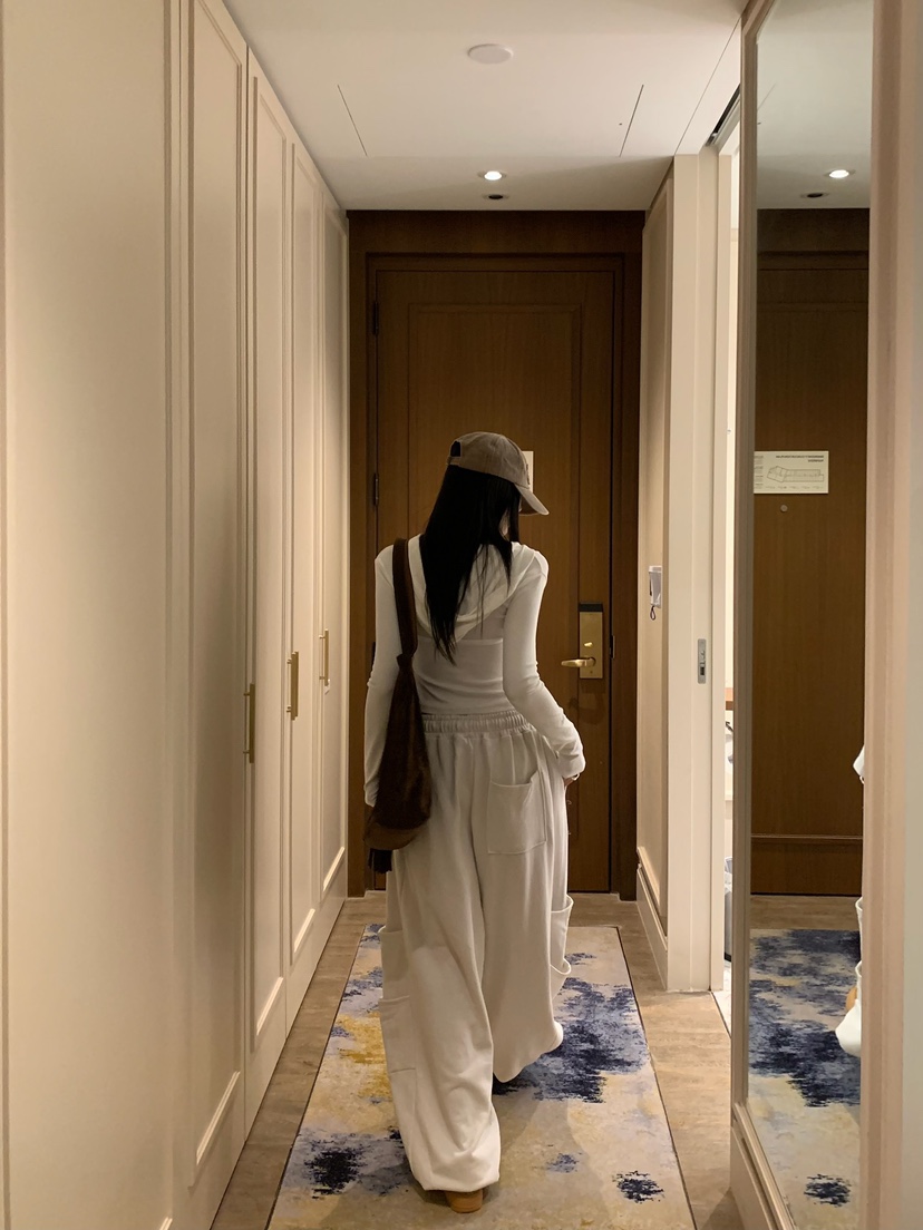 BADCALM韓國直郵女裝新款熱賣時尚真品推薦人氣休閑休閑褲BADCALM休閑褲