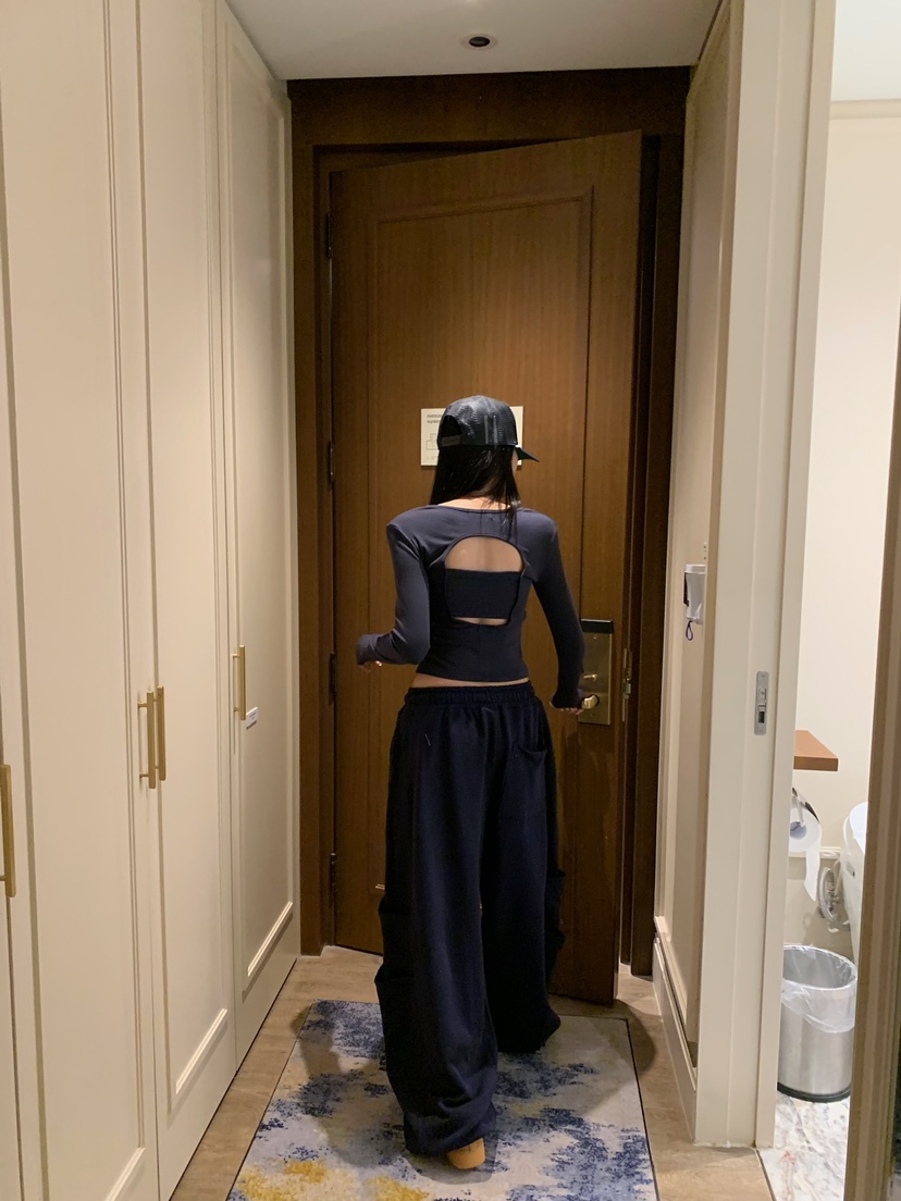BADCALM韓國直郵女裝新款熱賣時尚真品推薦人氣休閑休閑褲BADCALM休閑褲
