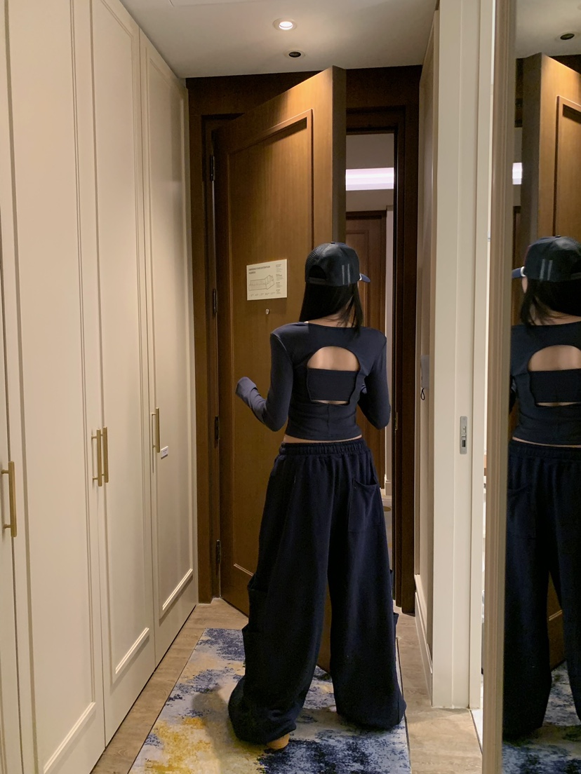 BADCALM韓國直郵女裝新款熱賣時尚真品推薦人氣休閑休閑褲BADCALM休閑褲