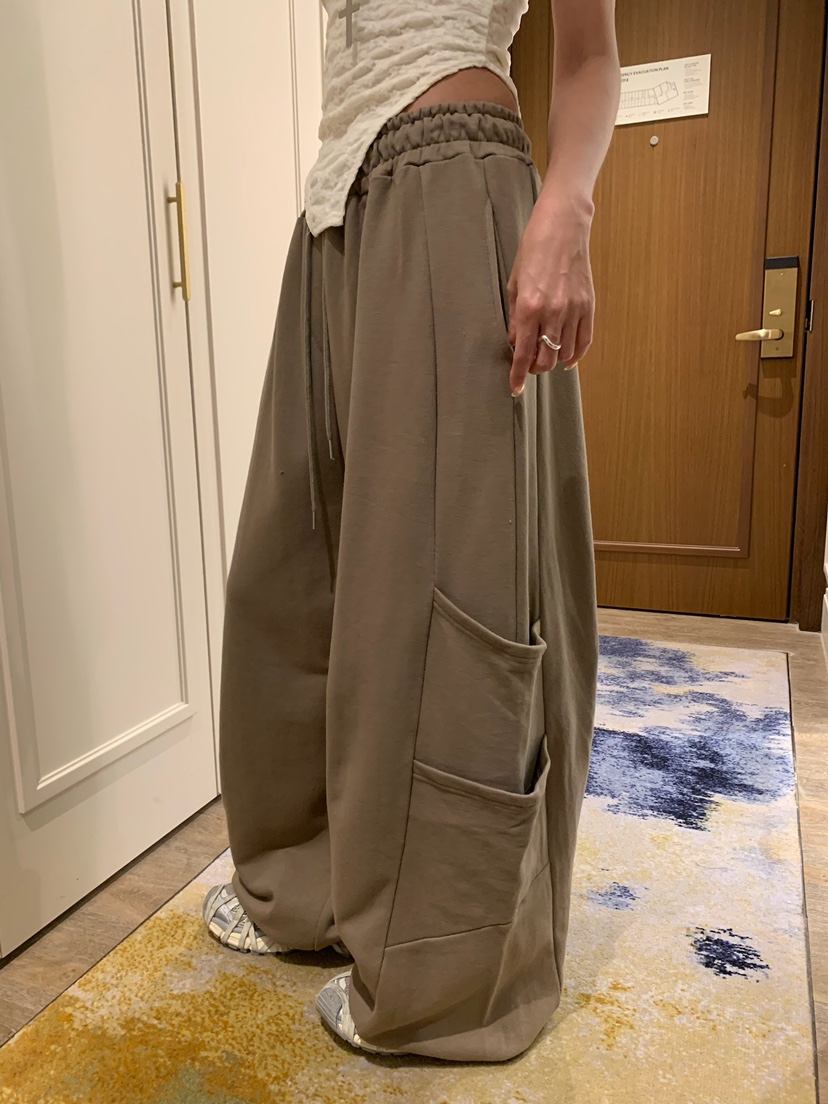 BADCALM韓國直郵女裝新款熱賣時尚真品推薦人氣休閑休閑褲BADCALM休閑褲