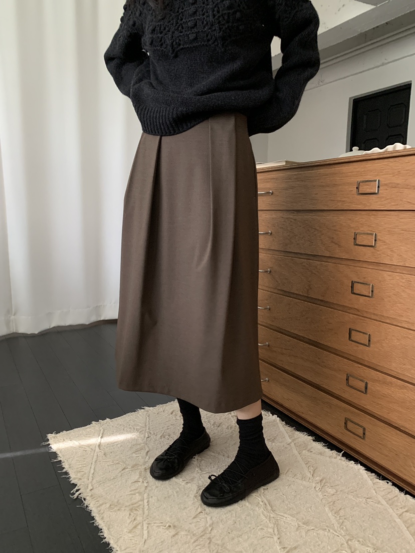 LE RIVE東大門代購女裝新款熱賣真品時尚人氣長裙不含腰帶LE RIVE長裙