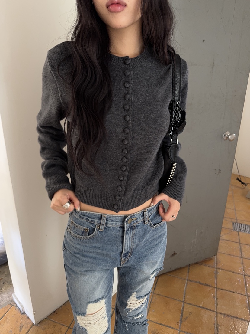 SUNDER MARKET東大門實拍女裝新款真品人氣開衫不含內搭SUNDER MARKET開衫