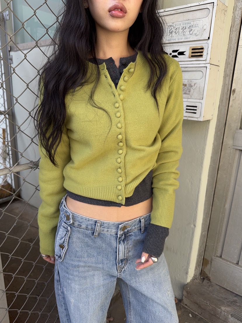SUNDER MARKET東大門實拍女裝新款真品人氣開衫不含內搭SUNDER MARKET開衫圖色1