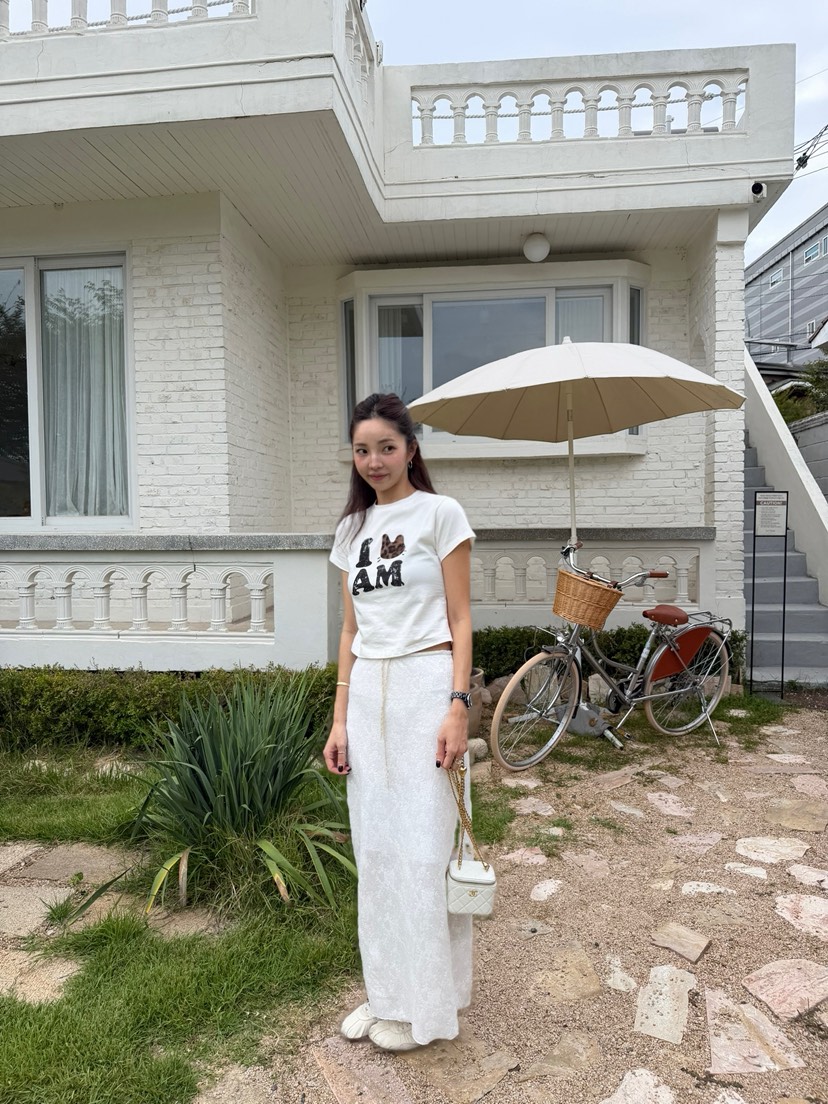 SOLAR東大門實拍女裝新品推薦人氣休閑熱賣時尚長裙花朵蕾絲SOLAR長裙
