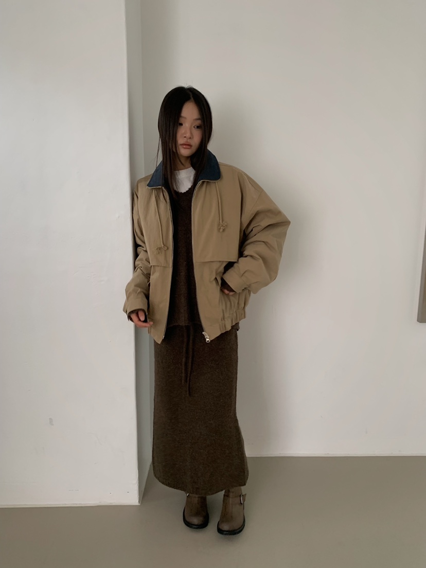 CAMEL-P東大門直郵女裝新款休閑長裙羊駝Came_l 家長裙