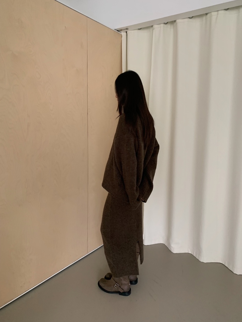 CAMEL-P東大門直郵女裝新款休閑長裙羊駝Came_l 家長裙