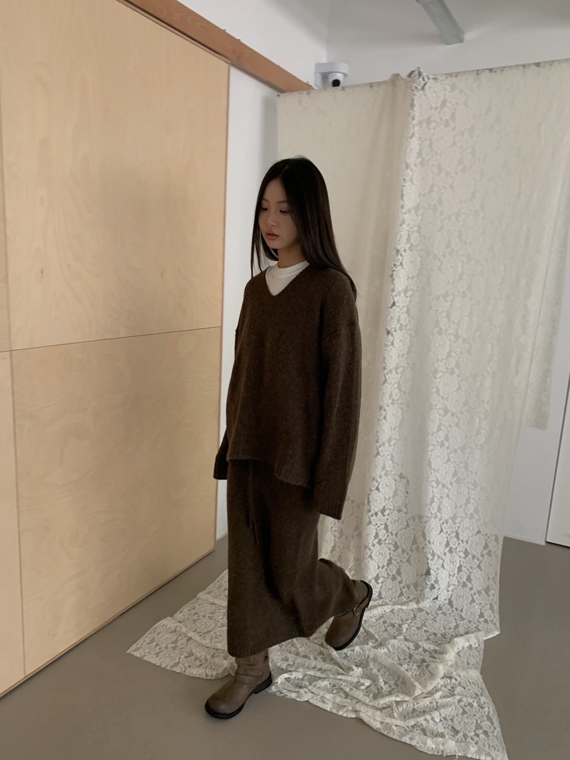 CAMEL-P東大門直郵女裝新款休閑長裙羊駝Came_l 家長裙